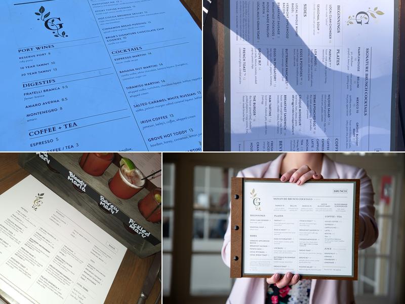 Grove Menu