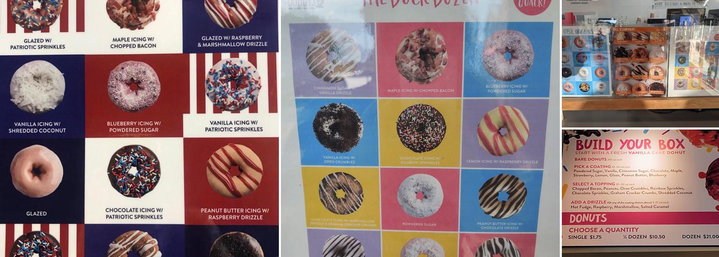 Duck Donuts Menu