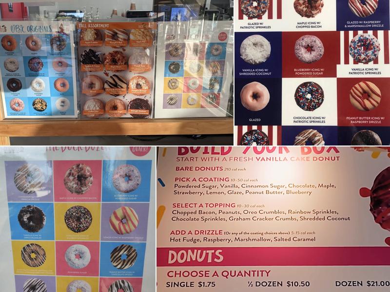Duck Donuts Menu