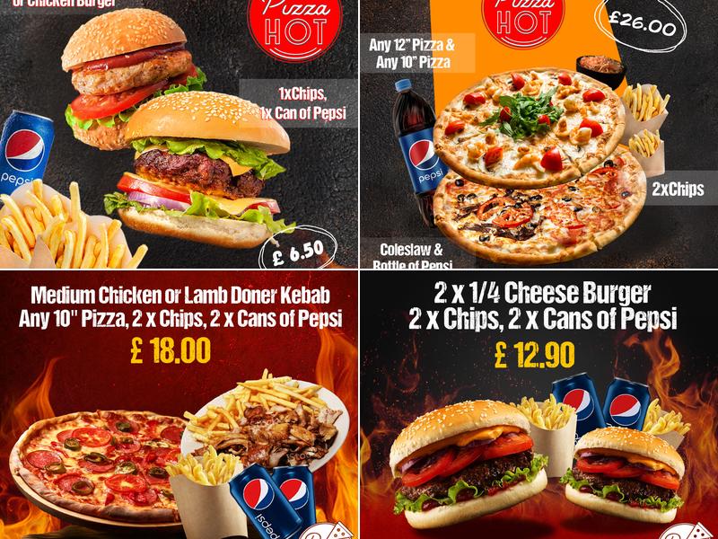 Pizza Hot Mablethorpe Menu