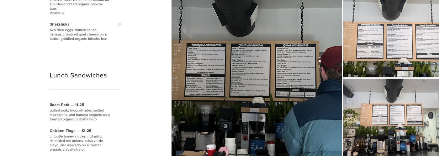 Calyer Menu