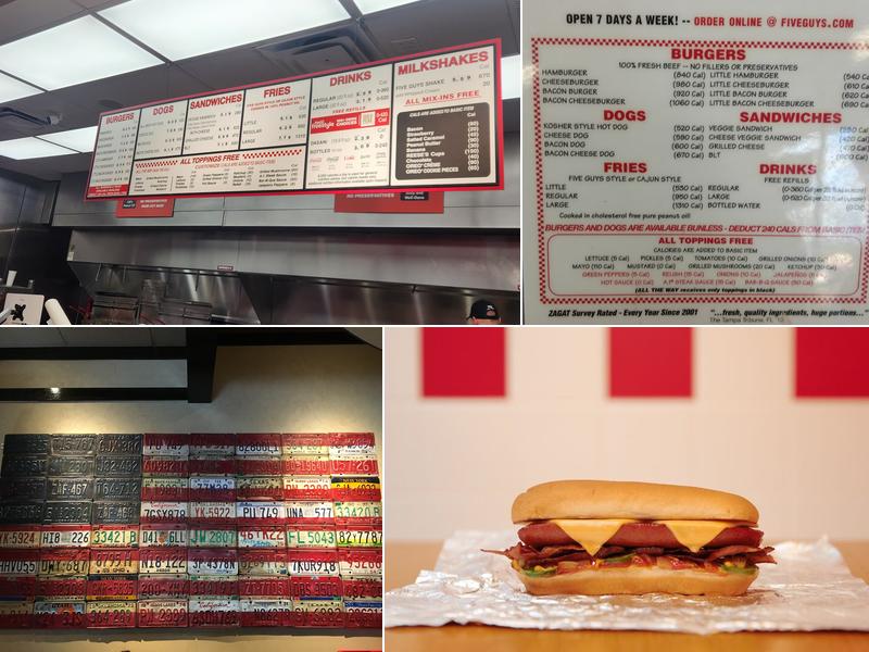 Five Guys Menu