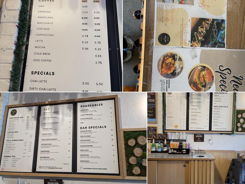 New Bee Cafe Menu