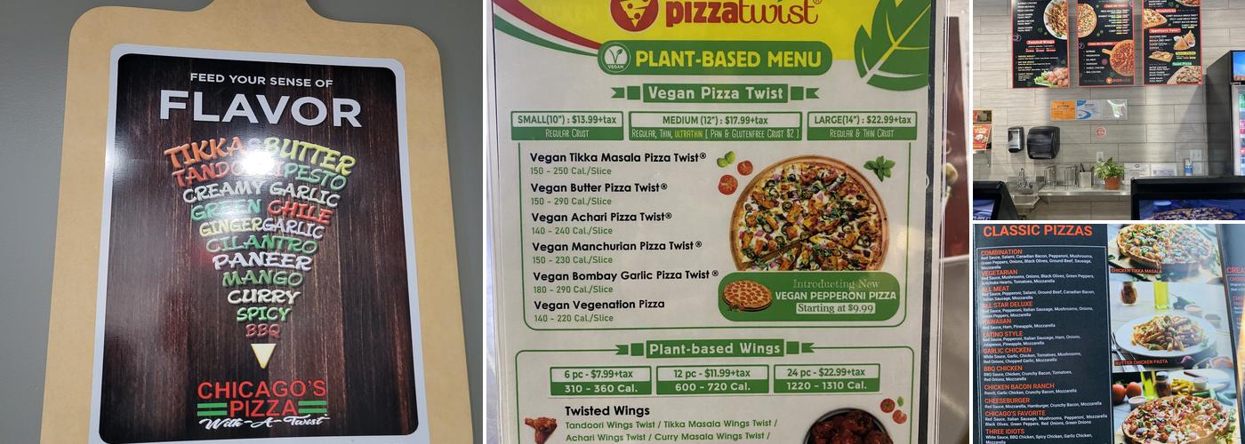 Pizza Twist Menu