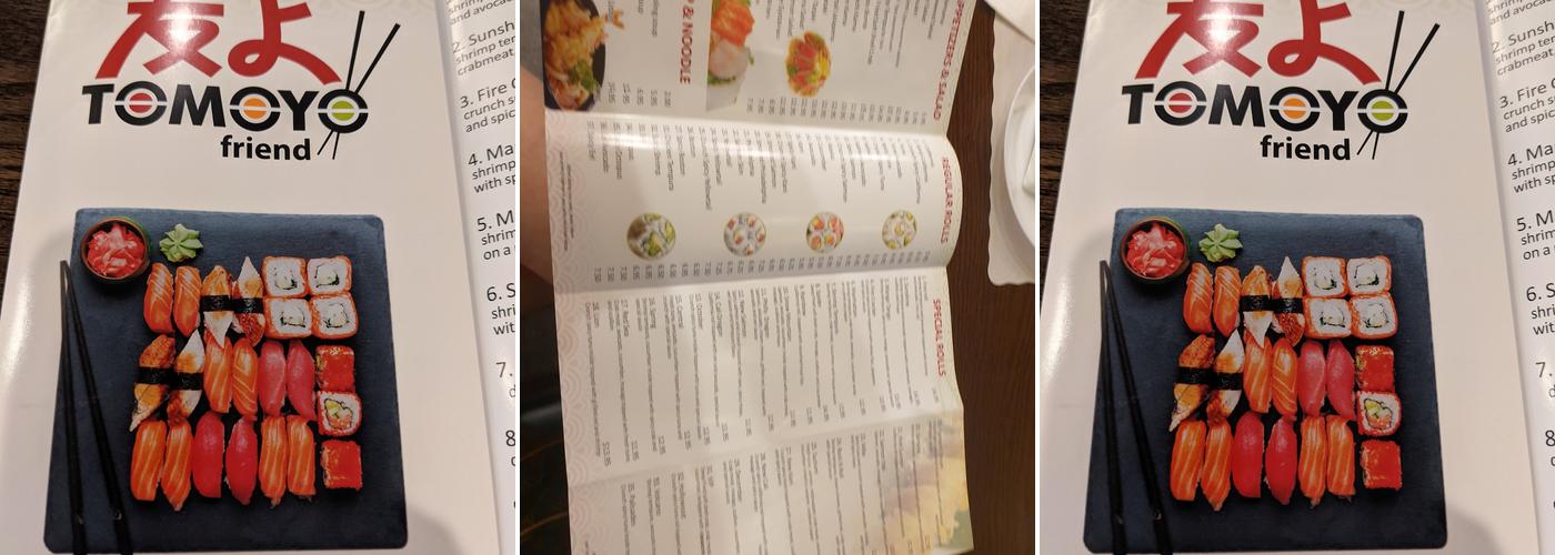 Tomoyo Menu