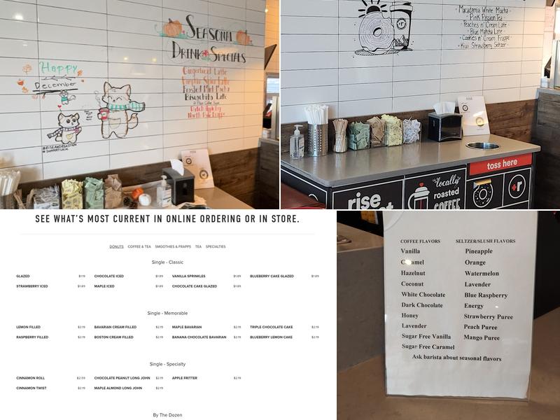 Rise + Roast Menu