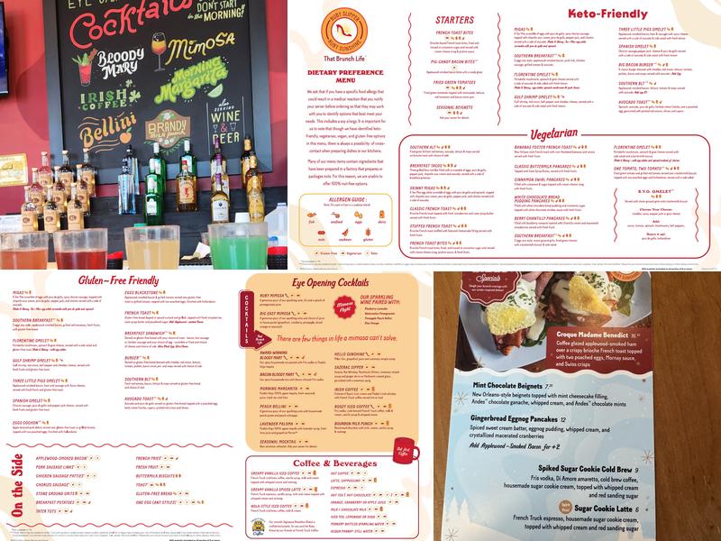 Ruby Sunshine Menu