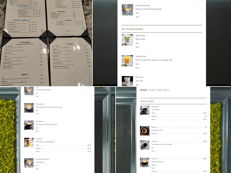 Caffeine Lakewood Menu