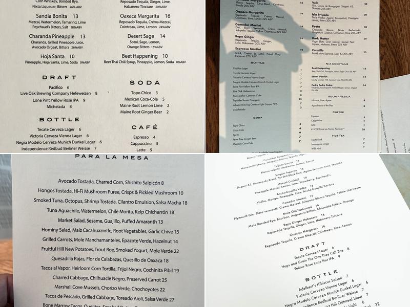 Comedor Menu