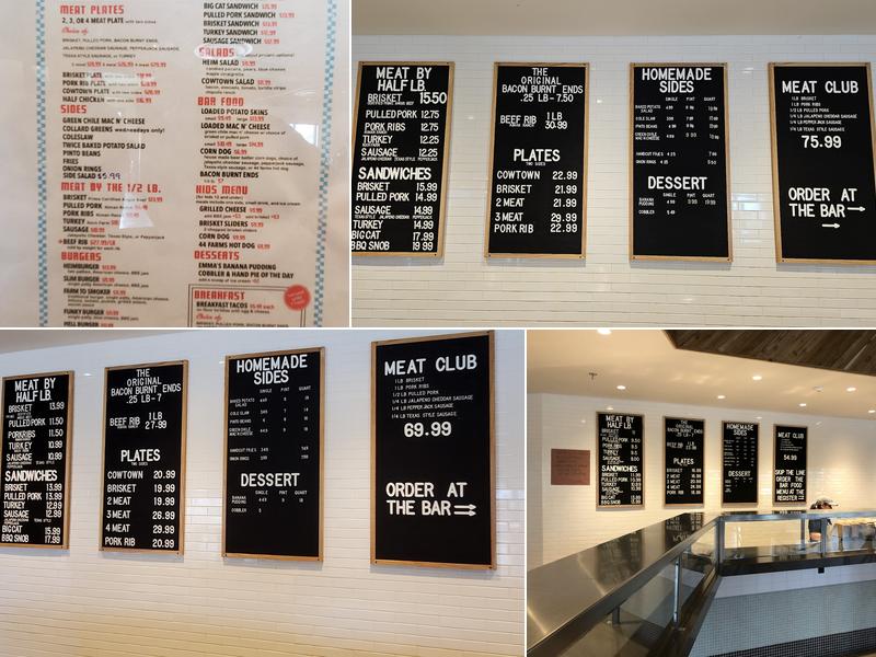 Heim Barbecue on the River Menu