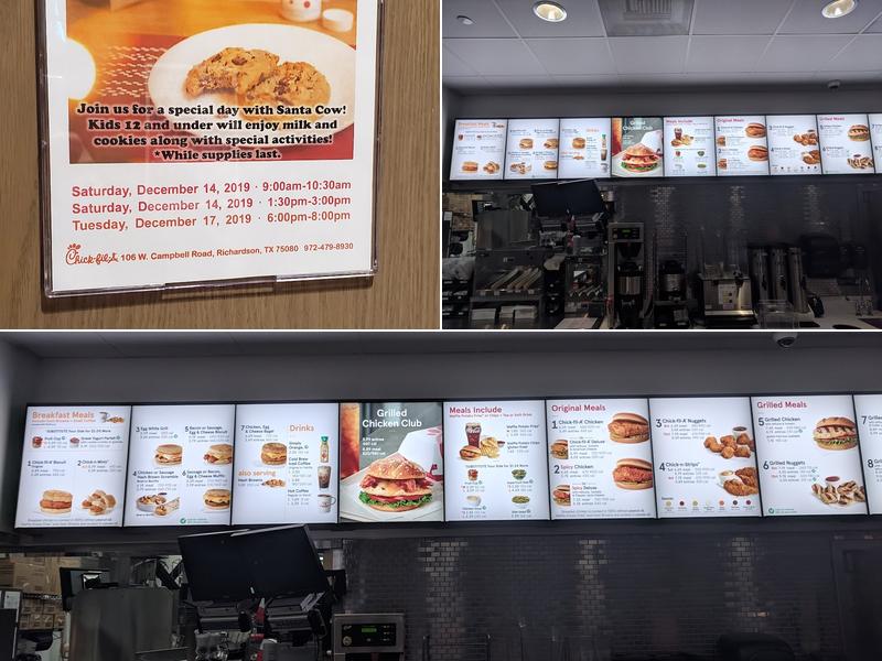 Chick-fil-A Menu