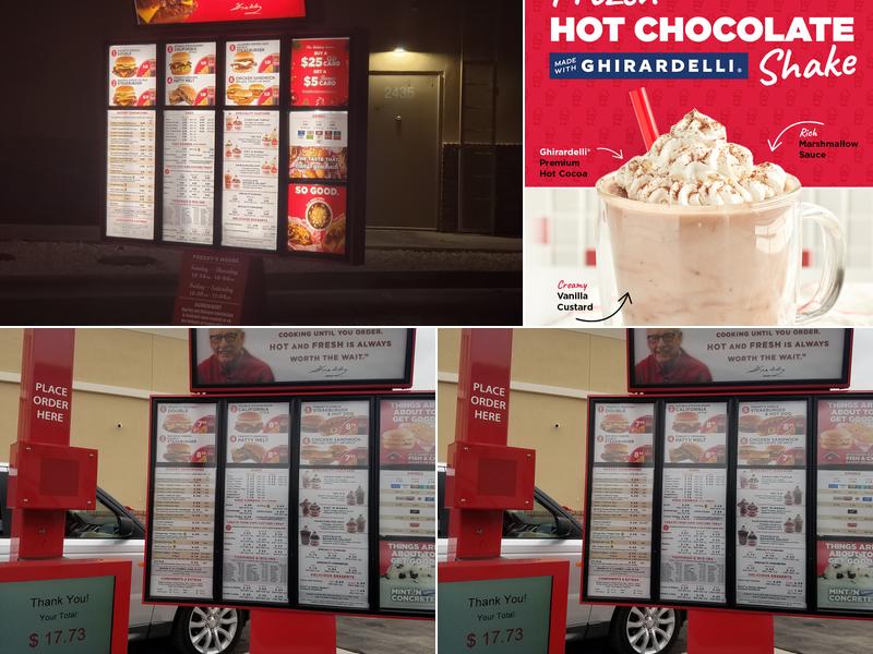 Freddy's Frozen Custard & Steakburgers Menu