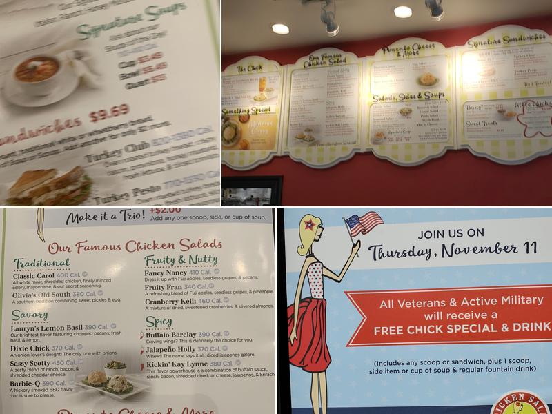 Chicken Salad Chick Menu