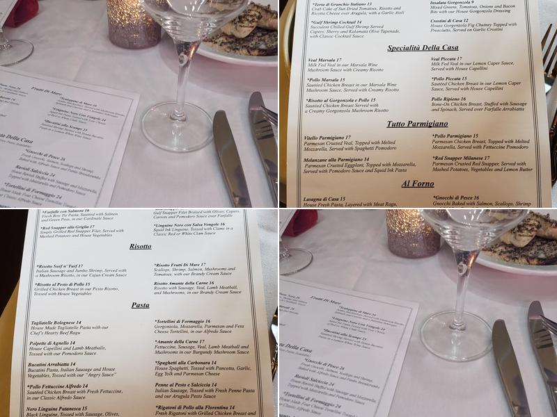Little Gino's Menu