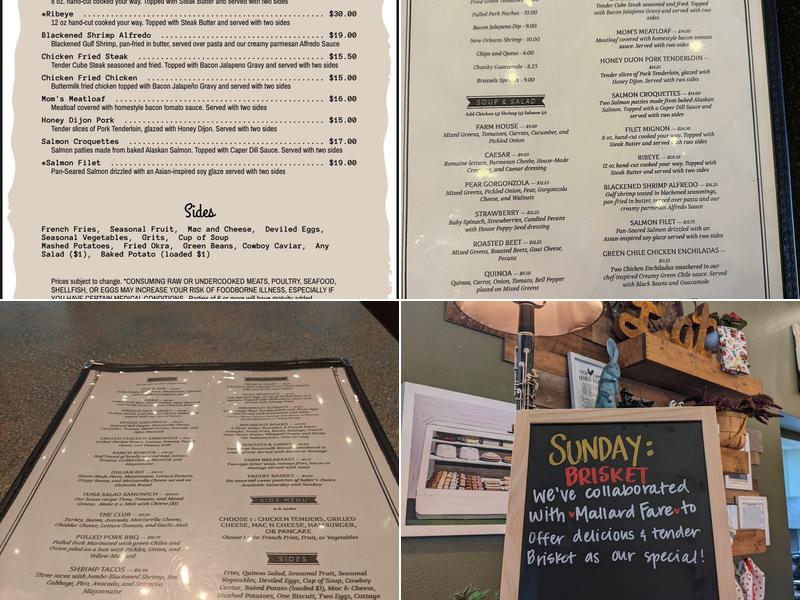 Plowman’s Kitchen Menu