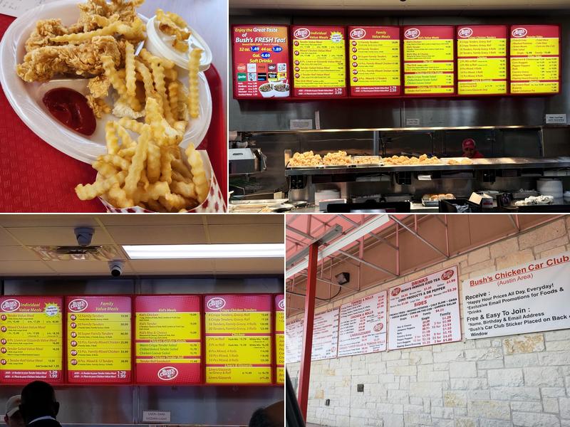 Bush’s Chicken Menu