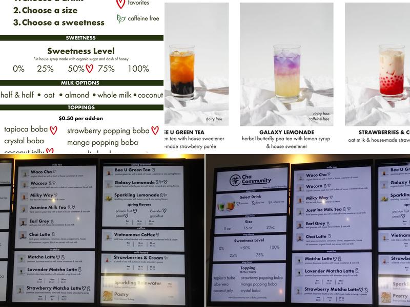 Cha Community Menu