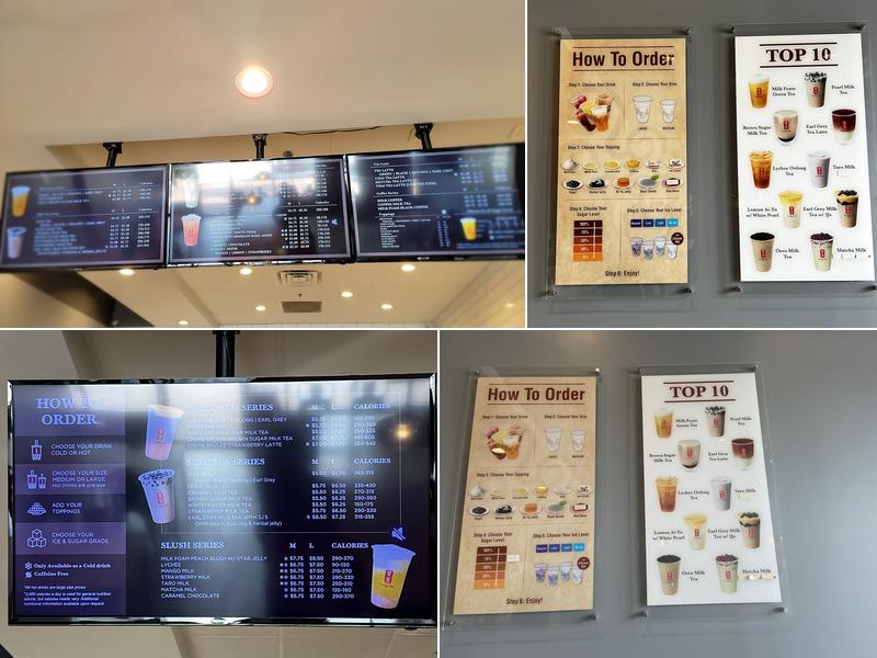 Gong cha Frisco Menu