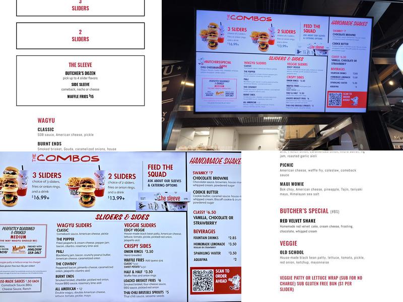 Son of a Butcher Menu