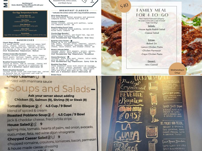 Urban Table Menu