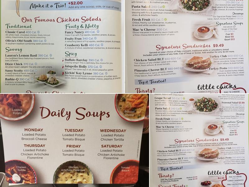 Chicken Salad Chick Menu