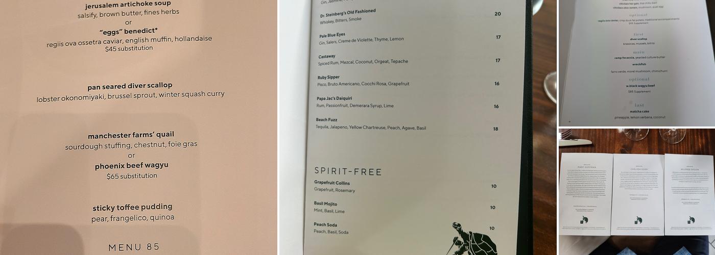 Wild Common Menu