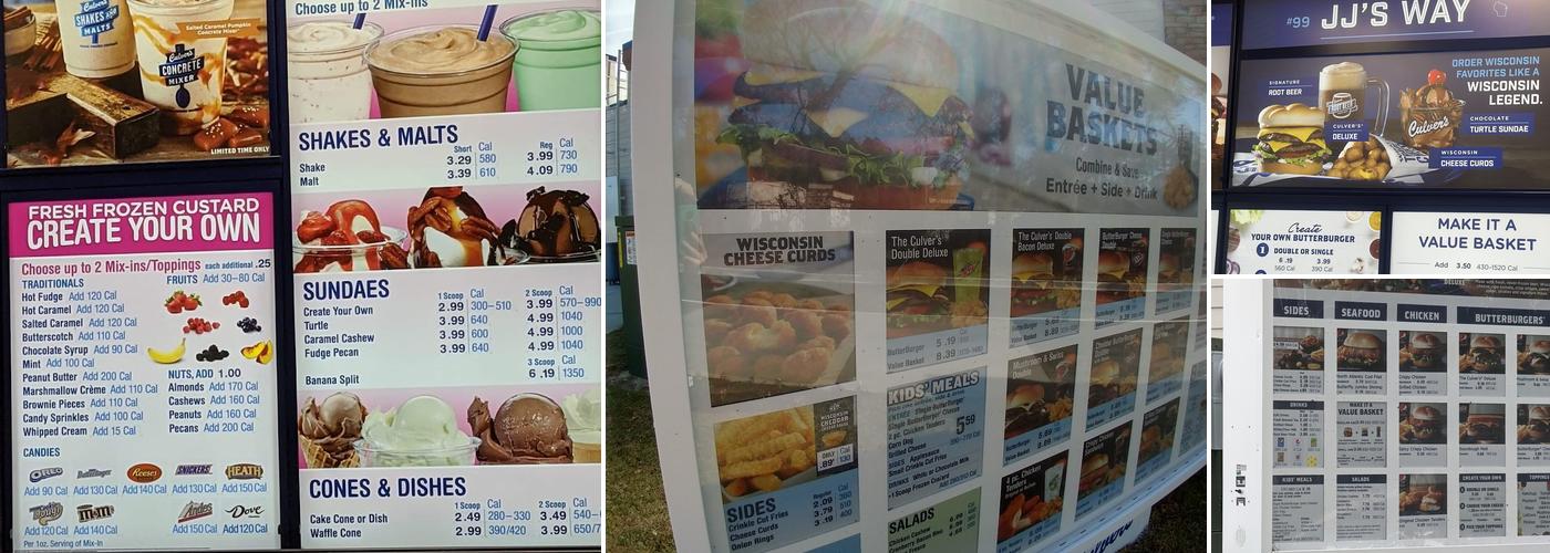 Culver’s Menu
