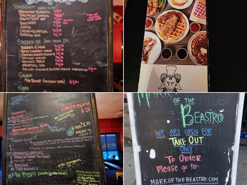 Mark of the Beastro Menu