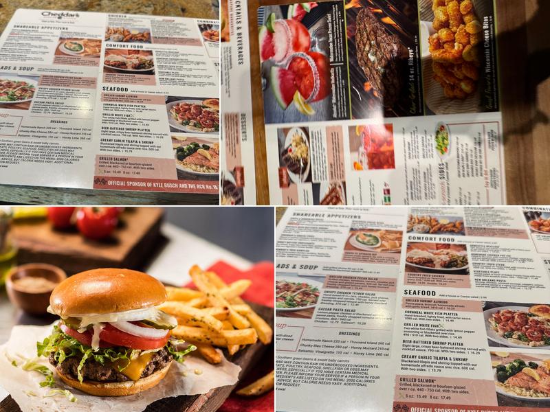 Cheddar's Scratch Kitchen Menu