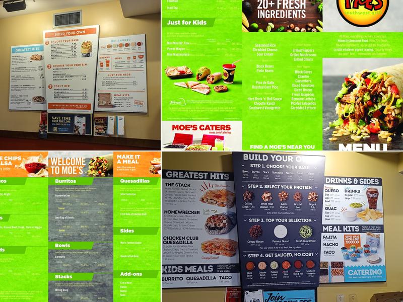 Moe's Southwest Grill Menu