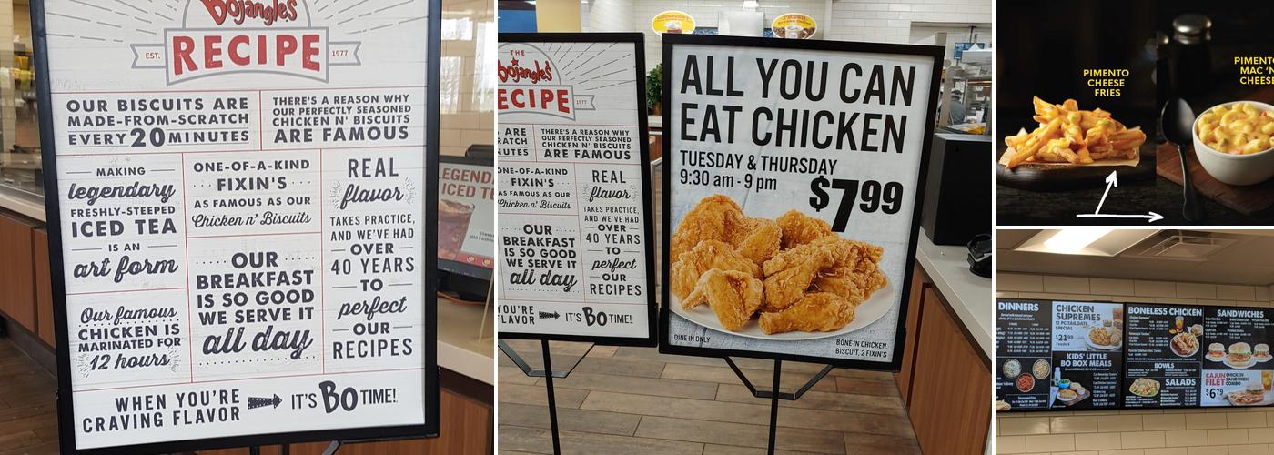 Bojangles Menu
