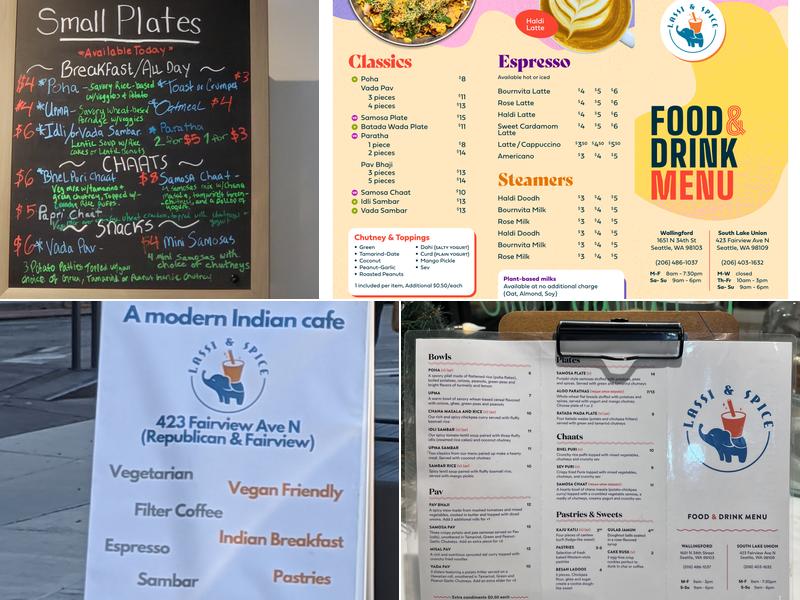 Lassi & Spice Wallingford Menu