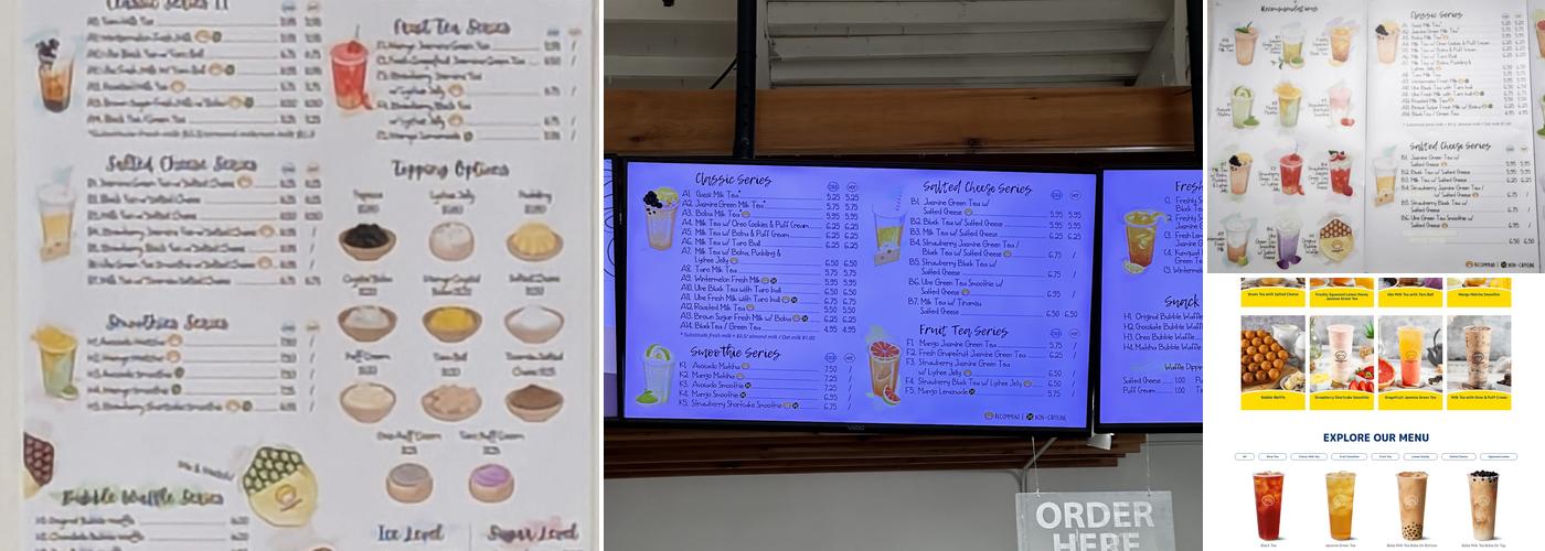 Happy Lemon Bellevue (140th AVE NE) Menu