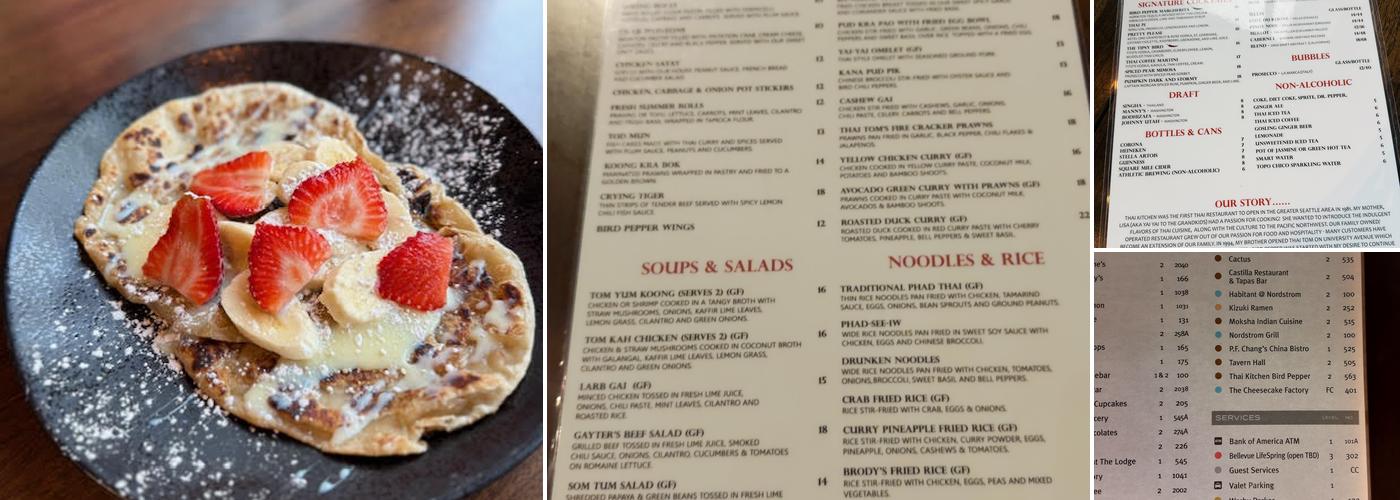 Thai Kitchen Bird Pepper Menu