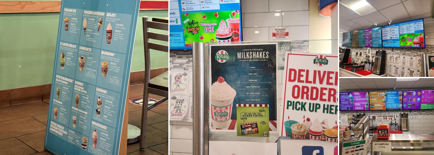 Rita's Italian Ice & Frozen Custard Menu
