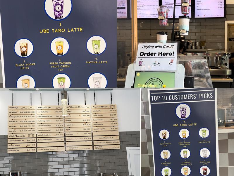 Brew Cha Menu