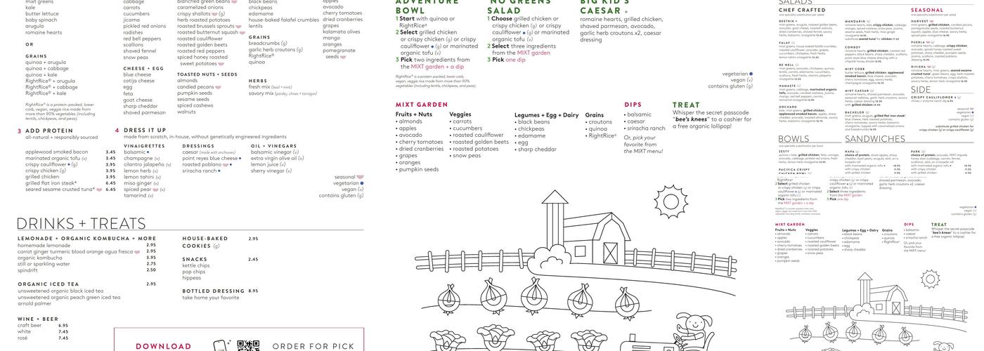 Mixt Menu