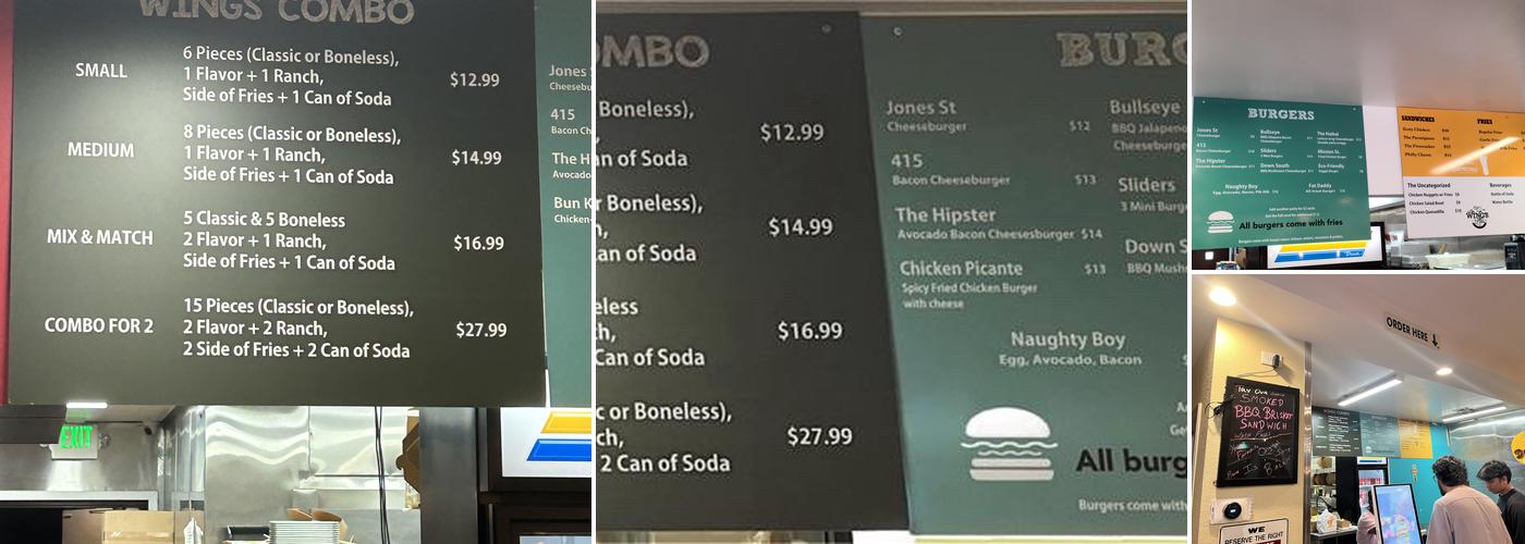 Halal Wings Plus Menu