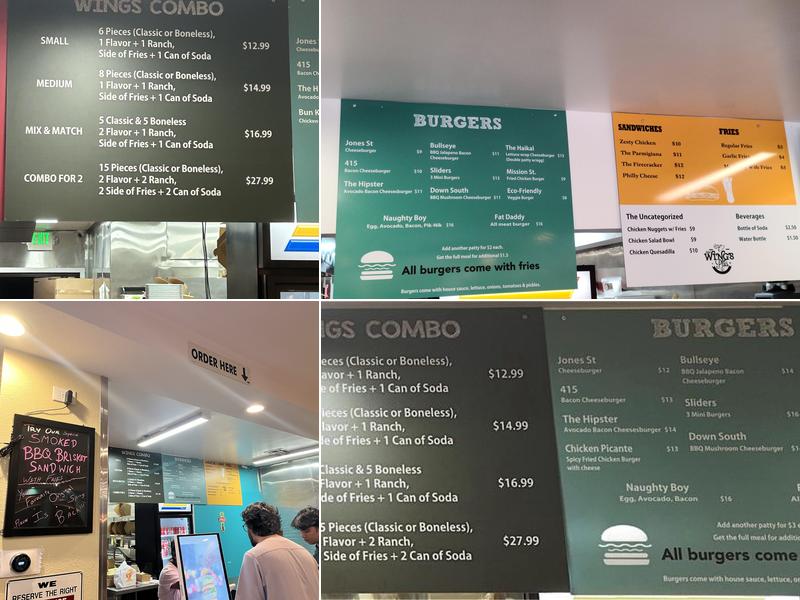 Halal Wings Plus Menu