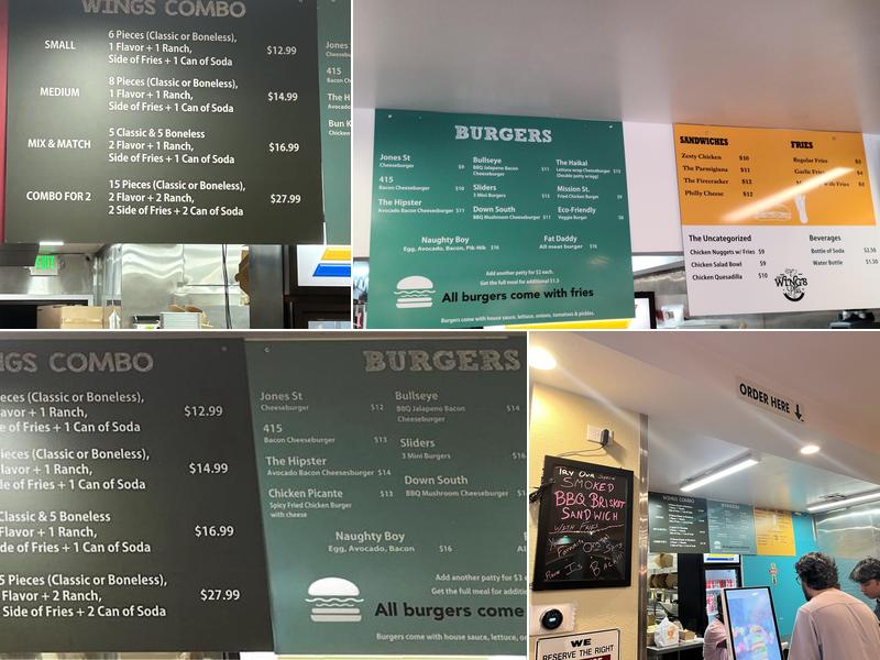 Halal Wings Plus Menu