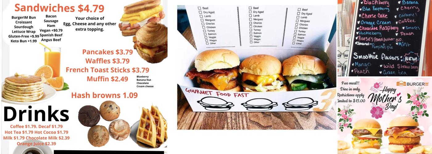 BurgerIM (Halal) Menu