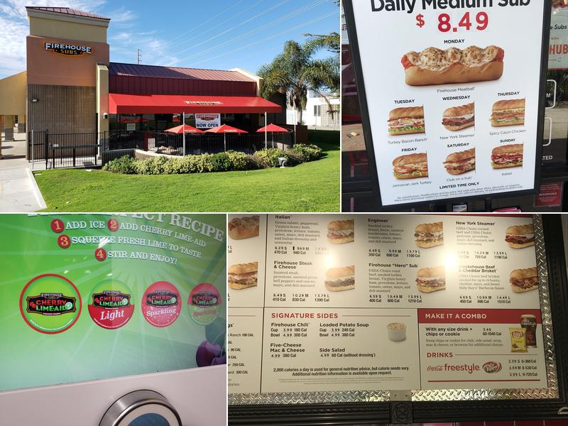 Firehouse Subs Menu
