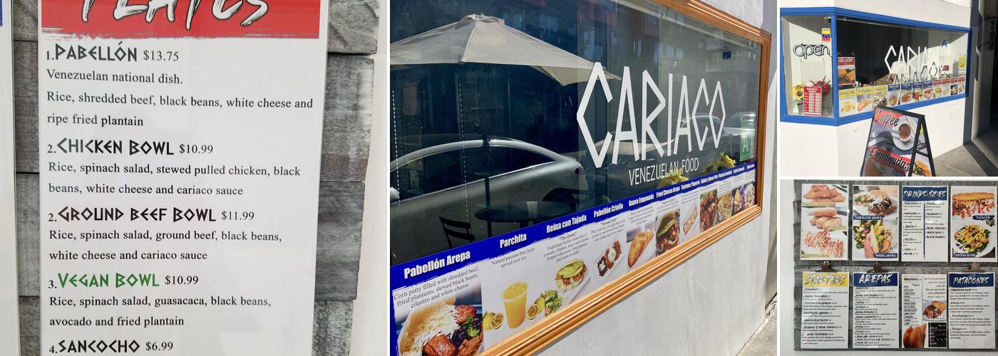 Cariaco To Go (Para Llevar) Menu