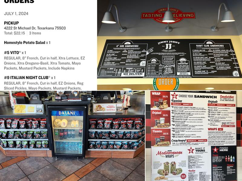 Jimmy John's Menu