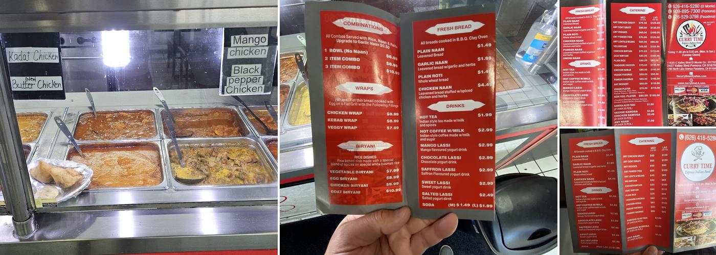 CURRY Time Menu