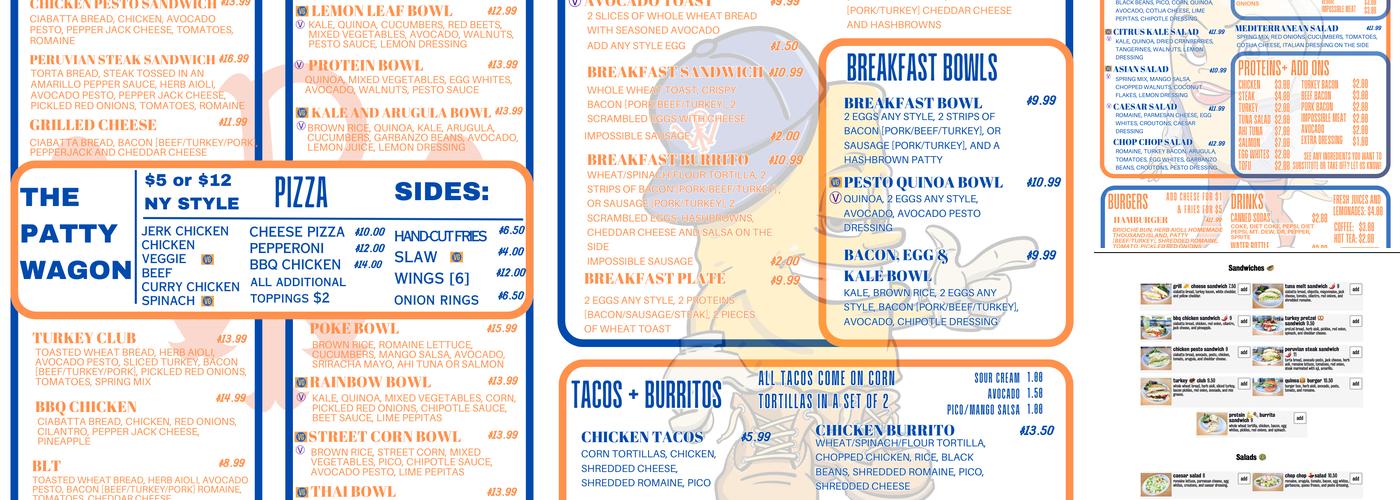 Leaf Cafe Menu