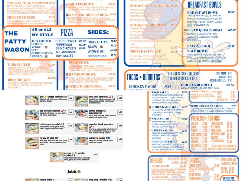 Leaf Cafe Menu
