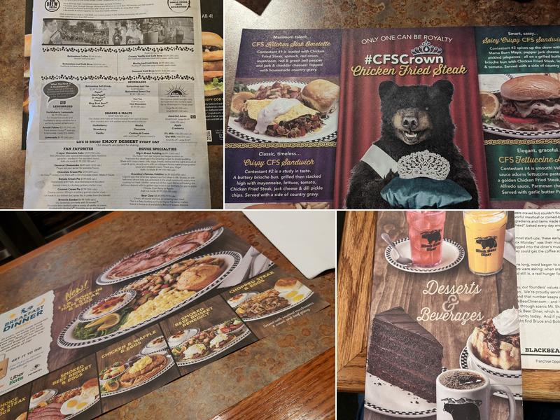 Black Bear Diner Menu