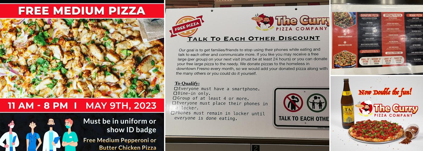 The Curry Pizza Company #2 - Nees Menu