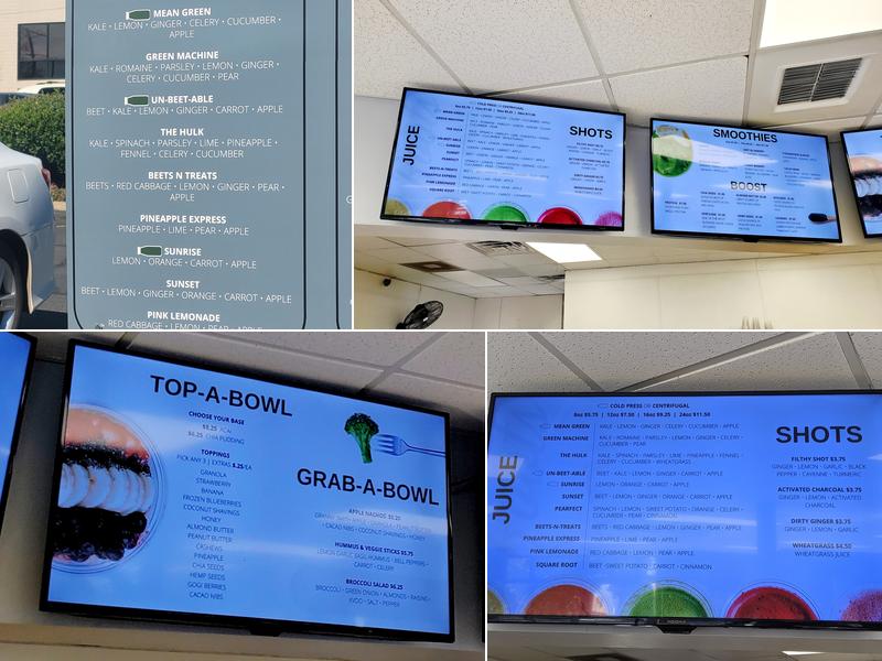 Roots Juice Bar Menu